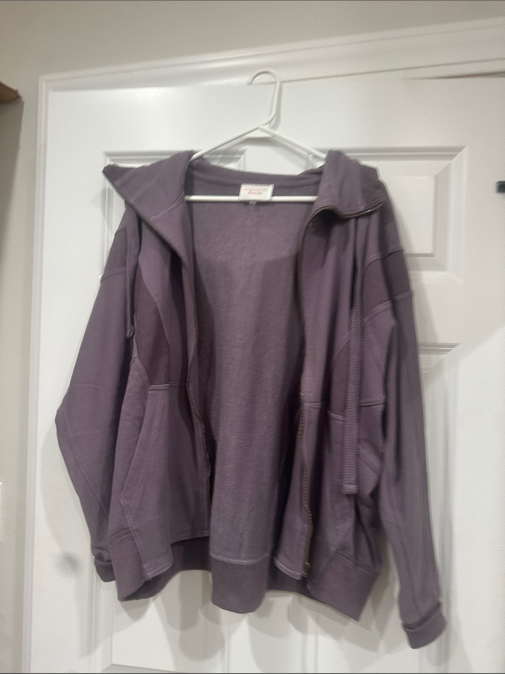 Fantastic Fawn Lavender Zip-Up Hoodie Jacket